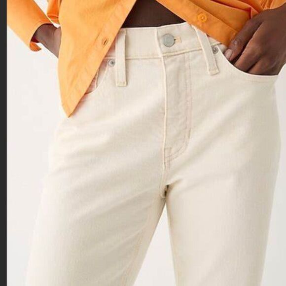 J. Crew bp492 Tall 9" demi-boot crop jean in Wedgewood wash  size 29 Tall NWT - Picture 4 of 11